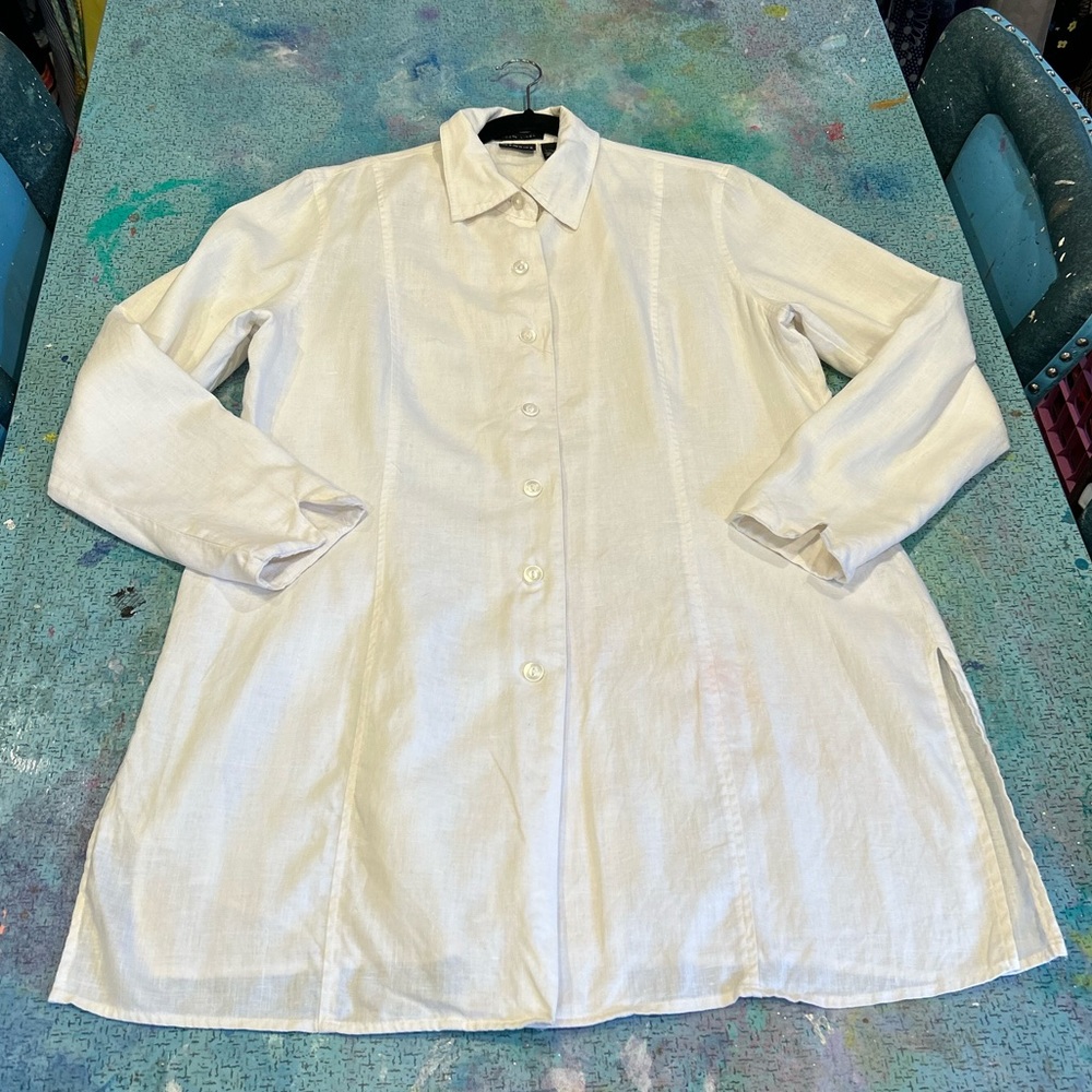 White Linen Jacket